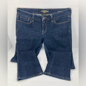 LUCKY BRAND WOMENS DARK BLUE JEANS, LOLA SKINNY, SIZE 10/30
